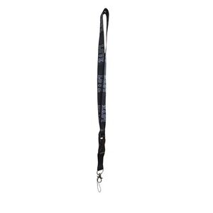 Love Print Lanyard Neck Strap‎ Badge ID Card Holder Keychain Black
